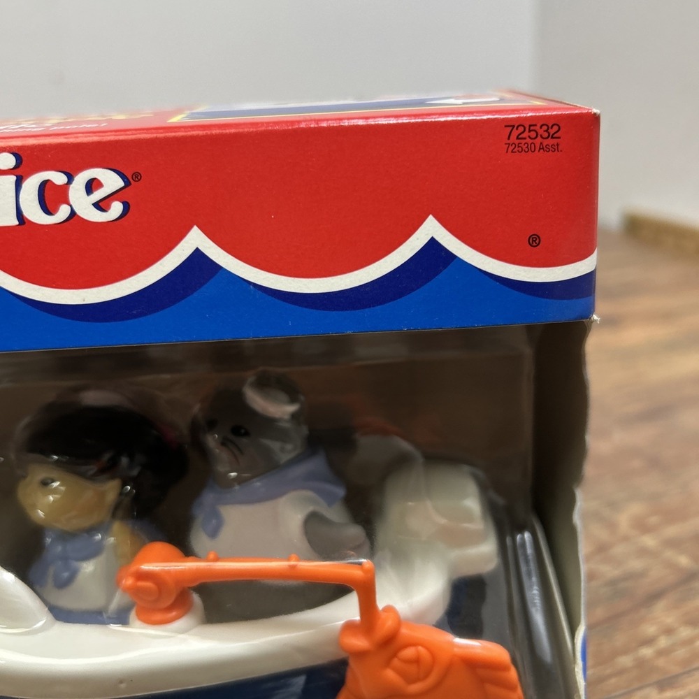 VTG 1996 Fisher Price Little People Petmobile Speedboat Fish Rare New #72532 - Picture 3 of 13